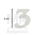 Zegar Ścienny naklejany DIY regulowany nowoczesny srebrny 12 godzin