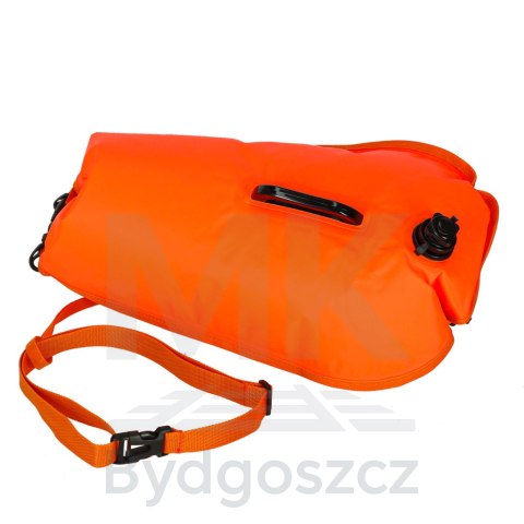 Bojka do pływania boja asekuracyjna ratunkowa pływacka sucha kieszeń gwizdek 28l Bojka do pływania boja asekuracyjna ratunkowa pływacka sucha kieszeń gwizdek 28l