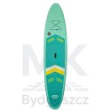 Deska SUP pompowana do pływania z siedzeniem akcesoriami wiosło zestaw turkusowa 350 cm