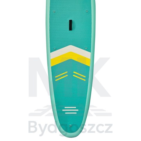 Deska SUP pompowana do pływania z siedzeniem akcesoriami wiosło zestaw turkusowa 350 cm Deska SUP pompowana do pływania z siedzeniem akcesoriami wiosło zestaw turkusowa 350 cm