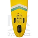 Deska SUP pompowana do pływania z siedzeniem akcesoriami wiosło zestaw żółta 350 cm