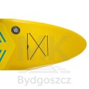 Deska SUP pompowana do pływania z siedzeniem akcesoriami wiosło zestaw żółta 350 cm