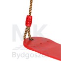 Huśtawka ogrodowa dla dzieci płaska wytrzymała czerwona