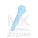 Keyboard dla dzieci pianinko interaktywne organki 37 klawiszy mikrofon statyw niebieskie