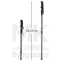 Kijki kije trekkingowe do nordic walking składane 2 sztuki czarne
