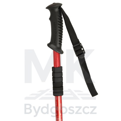 Kijki kije trekkingowe do nordic walking składane 2 sztuki czerwone