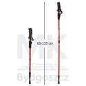 Kijki kije trekkingowe do nordic walking składane 2 sztuki czerwone