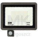 Lampa czujnik ruchu reflektor 100W
