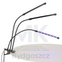 Lampa do roślin LED uprawy wzrostu panel 3 żarówki