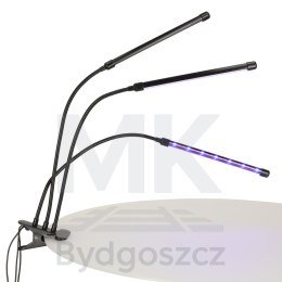 Lampa do roślin LED uprawy wzrostu panel 3 żarówki