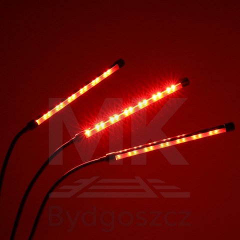Lampa do roślin LED uprawy wzrostu panel 3 żarówki Lampa do roślin LED uprawy wzrostu panel 3 żarówki