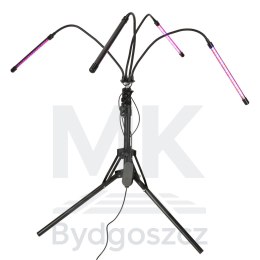 Lampa do roślin LED uprawy wzrostu panel na statywie 4x80LED