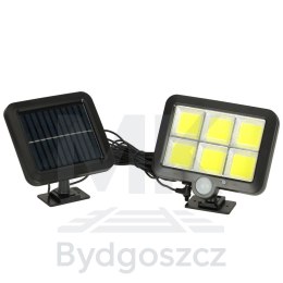 Lampa solarna czujnik ruchu i zmierzchu 120 LED