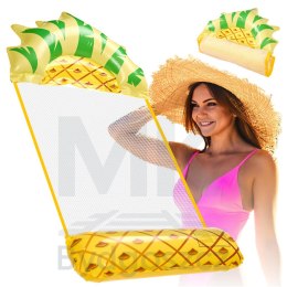 Materac dmuchany plażowy hamak wodny leżak fotel krzesło do pływania basenu ananas