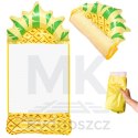 Materac dmuchany plażowy hamak wodny leżak fotel krzesło do pływania basenu ananas