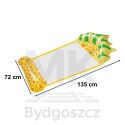 Materac dmuchany plażowy hamak wodny leżak fotel krzesło do pływania basenu ananas