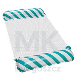 Materac dmuchany plażowy hamak wodny leżak fotel krzesło do pływania basenu niebieski