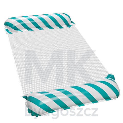 Materac dmuchany plażowy hamak wodny leżak fotel krzesło do pływania basenu niebieski Materac dmuchany plażowy hamak wodny leżak fotel krzesło do pływania basenu niebieski