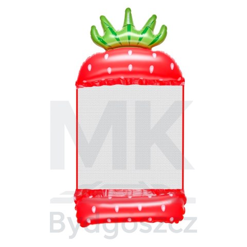 Materac dmuchany plażowy hamak wodny leżak fotel krzesło do pływania basenu truskawka Materac dmuchany plażowy hamak wodny leżak fotel krzesło do pływania basenu truskawka