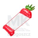 Materac dmuchany plażowy hamak wodny leżak fotel krzesło do pływania basenu truskawka