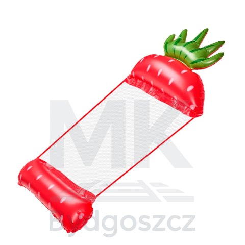 Materac dmuchany plażowy hamak wodny leżak fotel krzesło do pływania basenu truskawka Materac dmuchany plażowy hamak wodny leżak fotel krzesło do pływania basenu truskawka