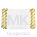 Materac dmuchany plażowy hamak wodny leżak fotel krzesło do pływania basenu żółty