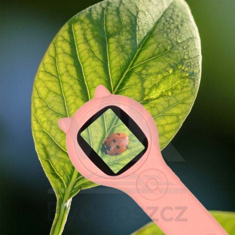 Mikroskop optyczny lupa cyfrowa 500x 2Mpx różowy Mikroskop optyczny lupa cyfrowa 500x 2Mpx różowy