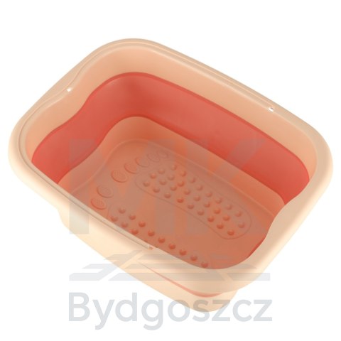 Miska do masażu mycia stóp nóg silikonowa składana wiadro z wypustkami Miska do masażu mycia stóp nóg silikonowa składana wiadro z wypustkami
