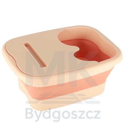 Miska do masażu mycia stóp nóg silikonowa składana wiadro z wypustkami Miska do masażu mycia stóp nóg silikonowa składana wiadro z wypustkami