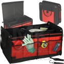 Organizer do bagażnika torba do samochodu czarny czerwony 58x37x32