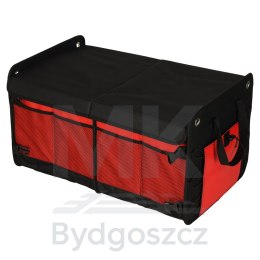 Organizer do bagażnika torba do samochodu czarny czerwony 58x37x32