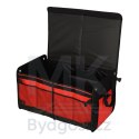 Organizer do bagażnika torba do samochodu czarny czerwony 58x37x32