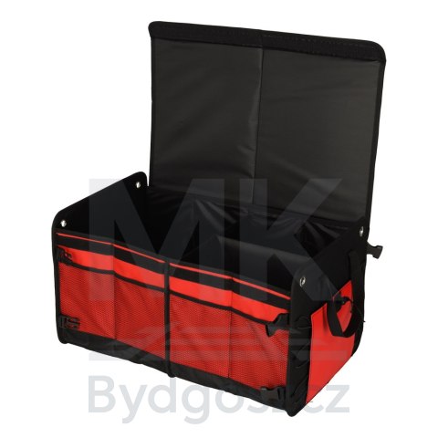 Organizer do bagażnika torba do samochodu czarny czerwony 58x37x32 Organizer do bagażnika torba do samochodu czarny czerwony 58x37x32