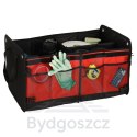 Organizer do bagażnika torba do samochodu czarny czerwony 58x37x32