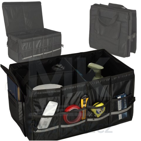 Organizer do bagażnika torba do samochodu z odblaskami 60X35X30 Organizer do bagażnika torba do samochodu z odblaskami 60X35X30