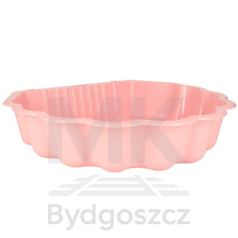 Piaskownica zamykana basen Muszelka Twins podwójna 2w1 160x87,5x19,5cm różowa Piaskownica zamykana basen Muszelka Twins podwójna 2w1 160x87,5x19,5cm różowa