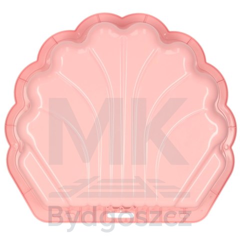 Piaskownica zamykana basen Muszelka Twins podwójna 2w1 160x87,5x19,5cm różowa Piaskownica zamykana basen Muszelka Twins podwójna 2w1 160x87,5x19,5cm różowa