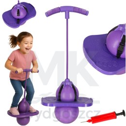 Skoczek dla dzieci pogo równowaga jumper fioletowy