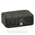 Szkatułka pudełko na biżuterię organizer czarny