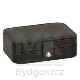 Szkatułka pudełko na biżuterię organizer czarny