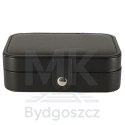 Szkatułka pudełko na biżuterię organizer czarny