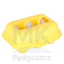 Układanka edukacyjna sorter dopasuj kształty jajka montessori zwierzątka 6 szt