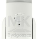 Wiatrak biurkowy wentylator mini ręczny składany wiatraczek przenośny USB biały