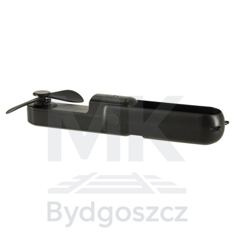 Wiatrak biurkowy wentylator mini ręczny składany wiatraczek przenośny USB czarny Wiatrak biurkowy wentylator mini ręczny składany wiatraczek przenośny USB czarny