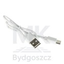 Wiatrak biurkowy wentylator mini ręczny składany wiatraczek przenośny USB czarny
