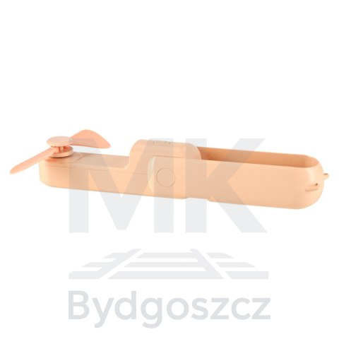 Wiatrak biurkowy wentylator mini ręczny składany wiatraczek przenośny USB różowy Wiatrak biurkowy wentylator mini ręczny składany wiatraczek przenośny USB różowy