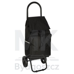 Wózek torba na zakupy na kółkach ze stelażem 95cm czarny