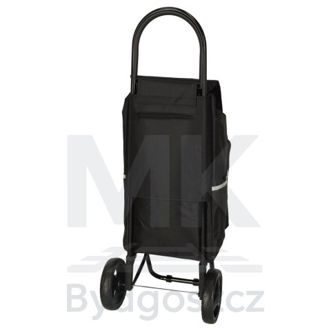 Wózek torba na zakupy na kółkach ze stelażem 95cm czarny Wózek torba na zakupy na kółkach ze stelażem 95cm czarny