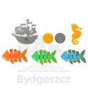 Zabawki do basenu wody do nurkowania wyławiania zestaw 27 elementów