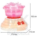 Klej żel kryształowy 3D crystal glue magiczna kuchnia szablony kreatywny zestaw 62 elementy morelowy